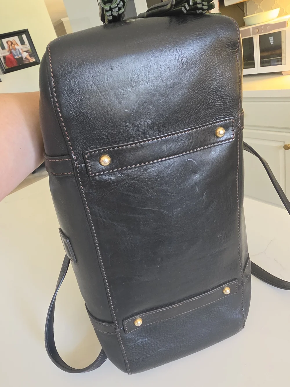 Black Dooney & Bourke Florentine Smith bag